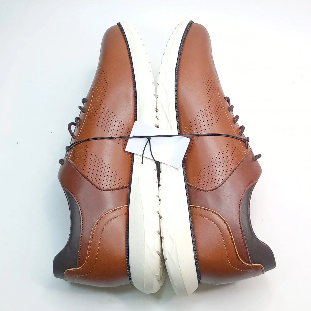 Perry Ellis Portfolio Casual Men Size 13‎ Brown Ultra Foam 1904710